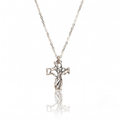Melted Cross Necklace