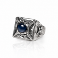 Obsidian Eye Ring
